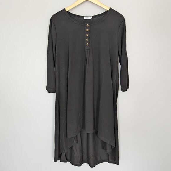 Naggoo Black Tunic Dress size Large - Picture 1 of 5